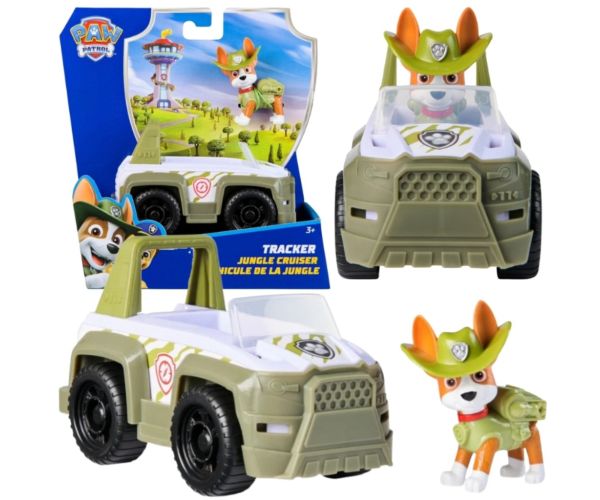 Paw Patrol: Tracker și vehiculul său de junglă - Spin Master