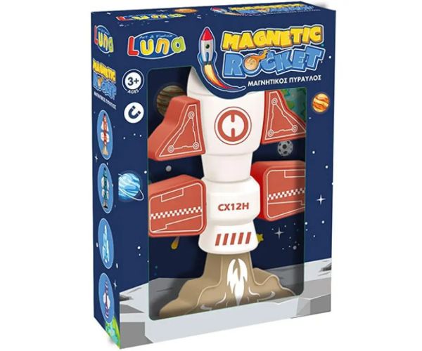 Rachetă magnetică culoarea albă