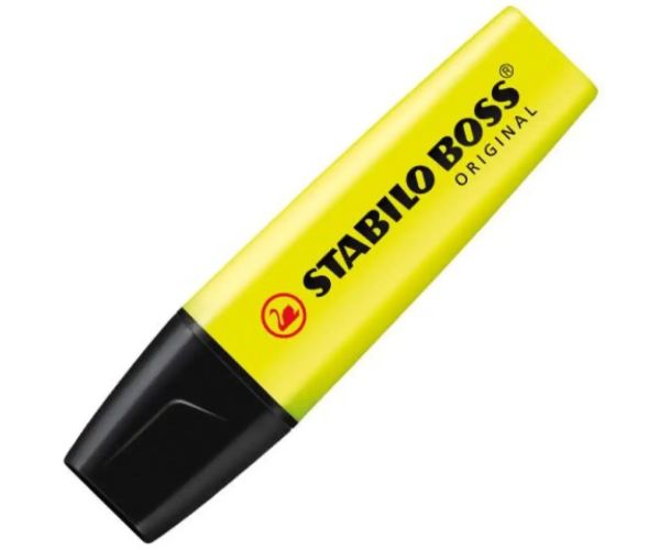 Stabilo: BOSS Original textliner culoarea galbenă 2-5mm