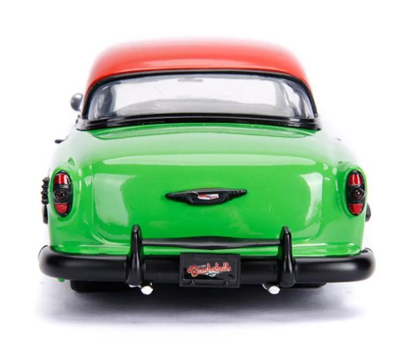 DC Comics: Poison Ivy figurină și 1953 Chevy Bel Air model mașină metal 1/24 - Simba Toys