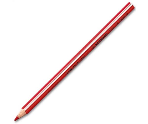 Stabilo: Trio Thick gros triunghiular roșu creion colorat 1buc