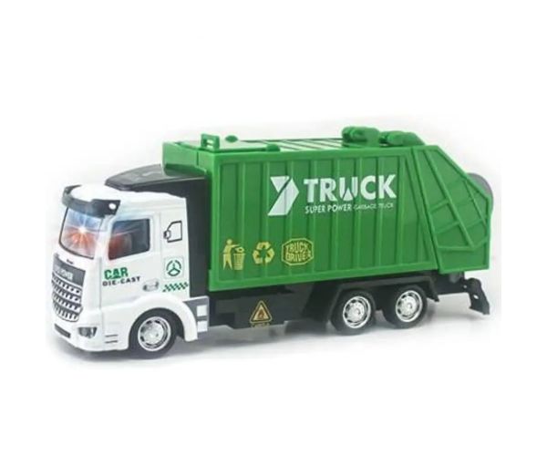 Mașină de gunoi, cu sunete și lumini 1/48