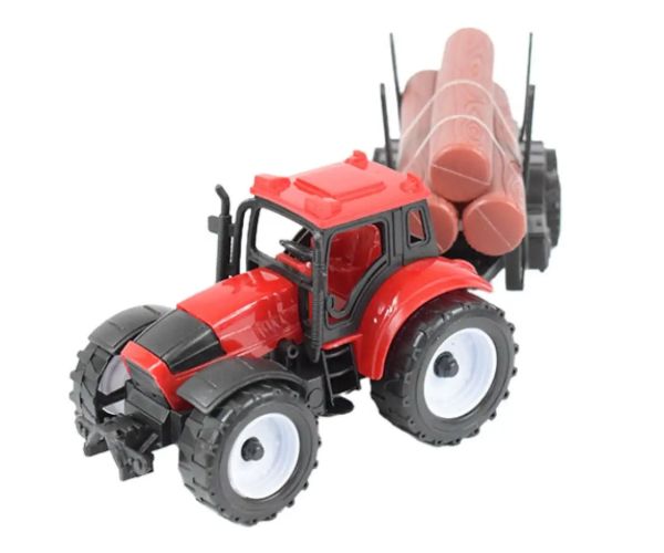 Farmer Truck: Tractoare agricole cu remorca, set de 3 bucăți 28cm