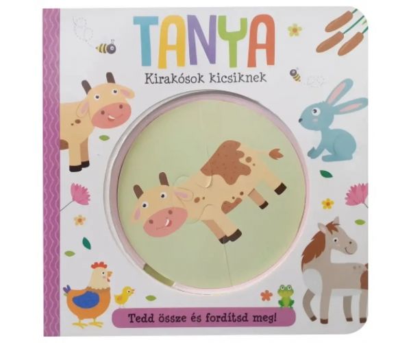 Puzzle-uri pentru cei mici - Carte pentru bebeluși despre fermă