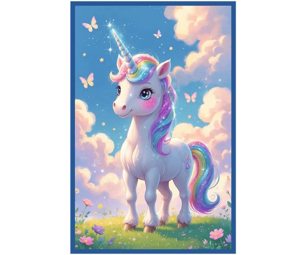 Lumea poveștilor colorate – puzzle cu 3 x 50 de piese cu un unicorn, o sirenă și un dragon – Trefl