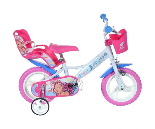 Bicicletă Sirenetta Alyssa pentru fetițe, mărimea 12 – bicicletă Dino Bikes