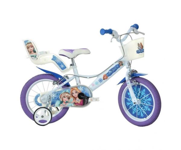 Hókirálynő mintás 14-es méretű bicikli - Dino Bikes kerékpár