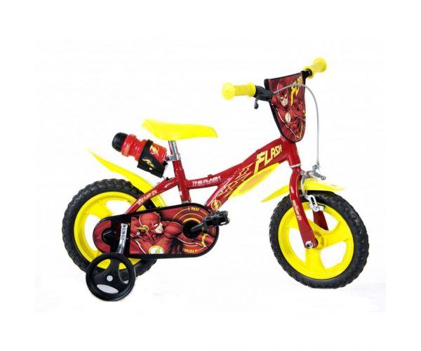 Bicicletă pentru copii DC Flash, mărimea 12 - Dino Bikes