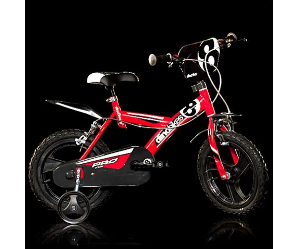 Bicicletă pentru copii Pro, culoare roșie, mărimea 16 - bicicletă Dino Bikes