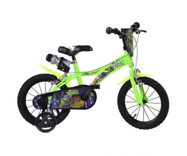 Bicicletă pentru copii Teenage Mutant Ninja Turtles, mărime 16 - bicicletă Dino bikes