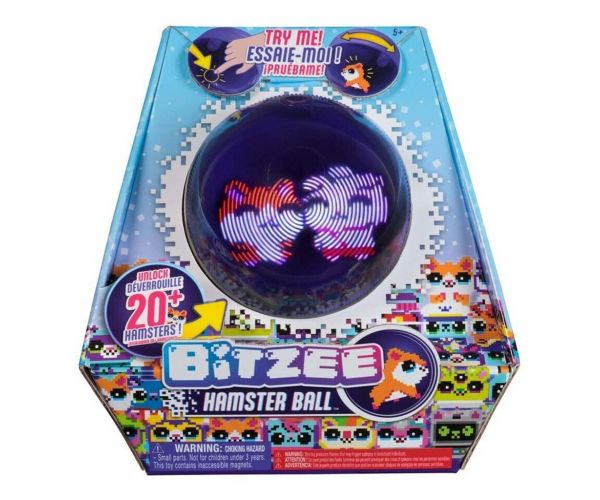 Bitzee Hamster interactiv cu bilă - Spin Master