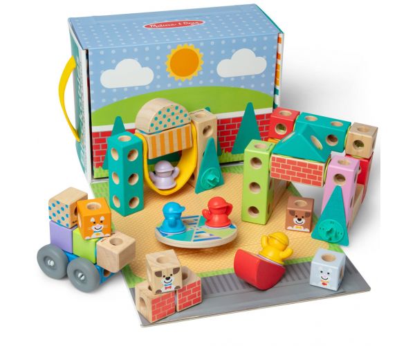 Blockables: Jucărie de construit — copac urban - Melissa & Doug