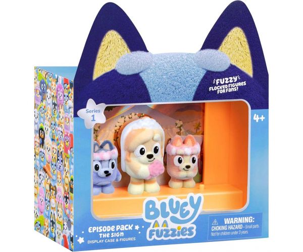 Bluey Fuzzies Episod set de 3 piese - Semnul