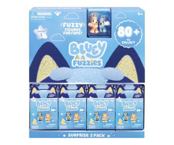 Bluey Fuzzies pachet surpriză cu 2 figurine