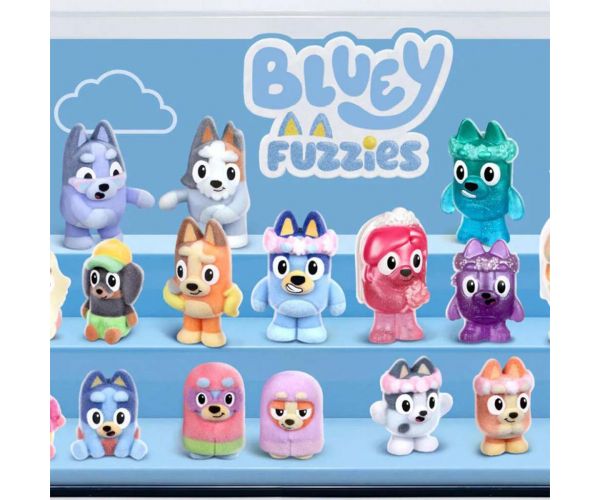 Bluey Fuzzies pachet surpriză cu 2 figurine