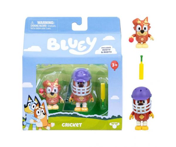 Bluey: Pachet dublu de figurine - Cricket