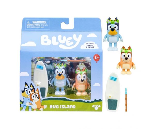 Bluey: Pachet dublu de figurine - Insulă