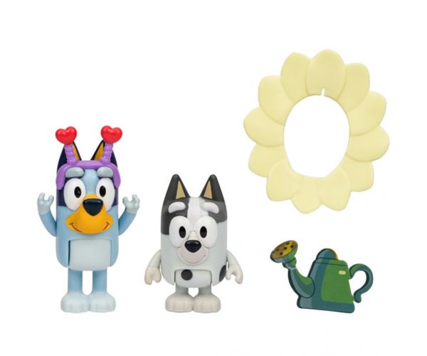 Bluey: Dupla karakter figura csomag - Tavasz
