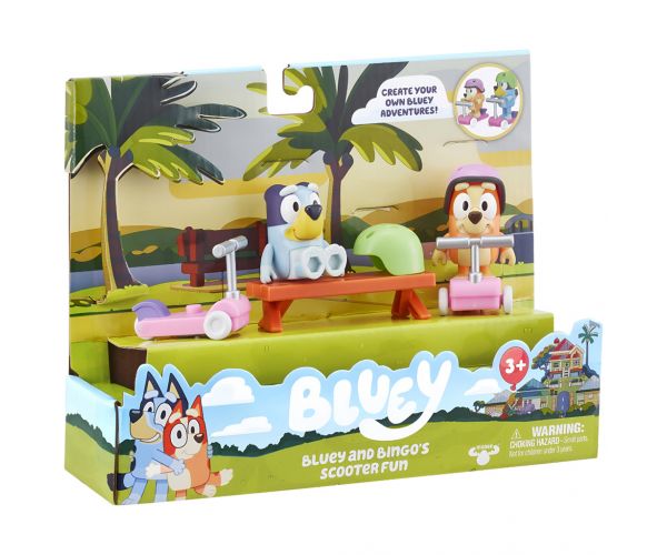 Bluey: Set de figurine Bluey și Bingo cu role