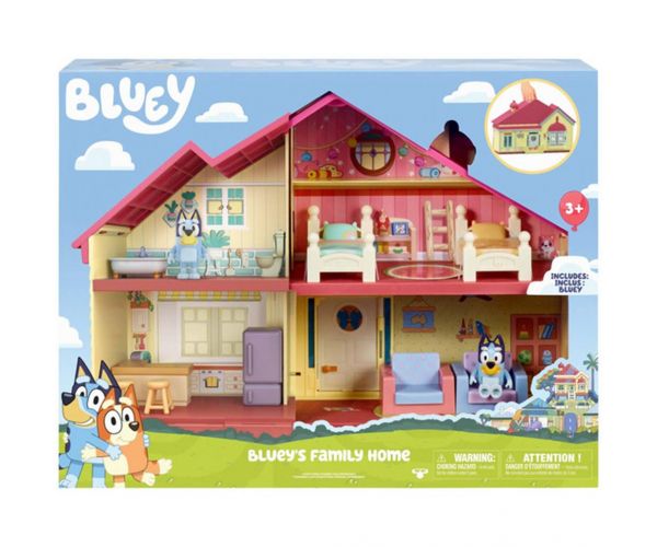Bluey: Set de joacă casă de familie cu figurina Bluey