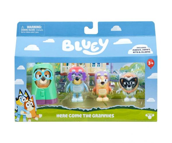 Bluey: Set de joacă cu 4 piese — Bunicile