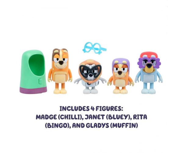 Bluey: Set de joacă cu 4 piese — Bunicile