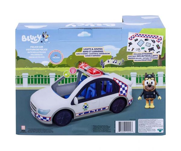 Bluey: Set de joacă cu mașină de poliție și figurină