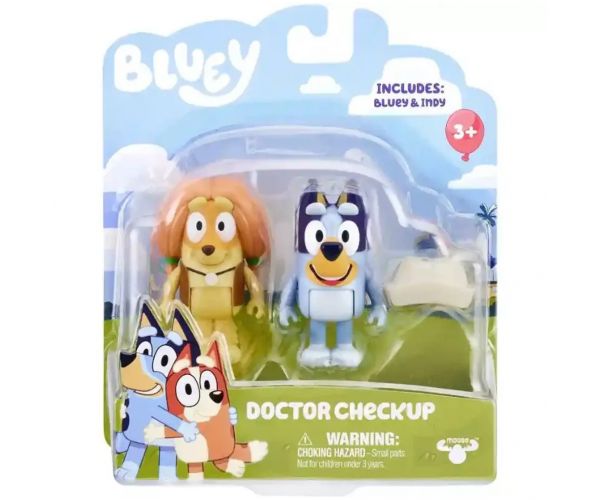 Bluey: Set dublu de figurine - Doctor