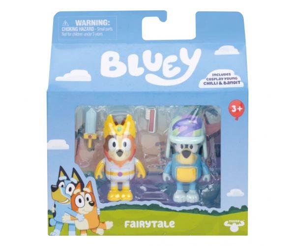 Bluey: Set figurine 2 bucăți Chilli și Bandit Tündérmese