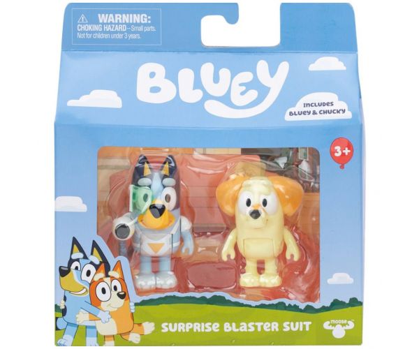 Bluey: Set figurine Bluey și Chucky, 2 bucăți