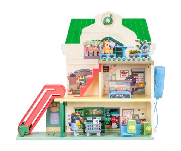 Bluey: Szupermarket nagy játékszett