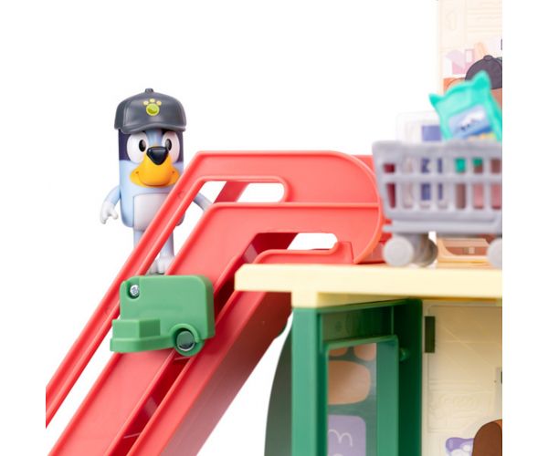 Bluey: Szupermarket nagy játékszett