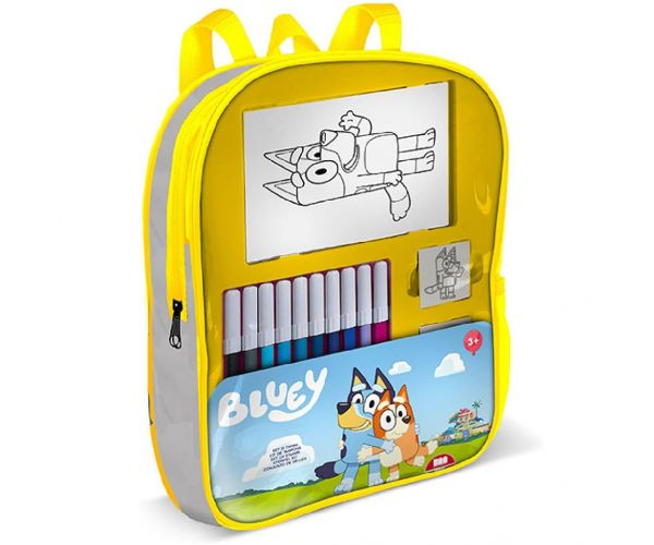 Bluey set creativ de ștampile în rucsac - Multiprint