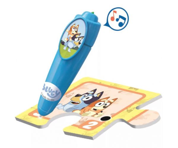 Bluey și prietenii - puzzle interactiv de podea, 24 de piese - Clementoni