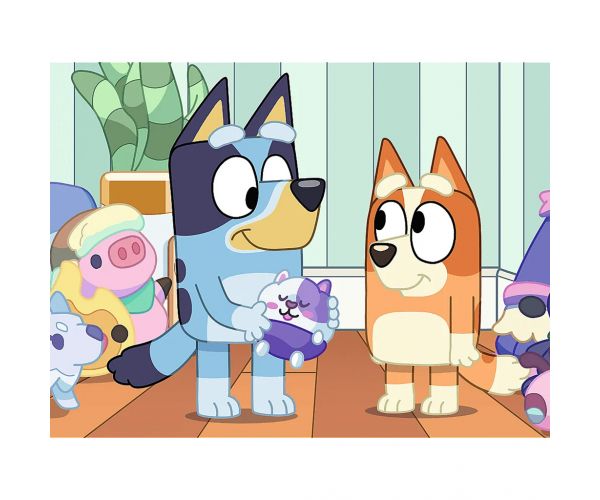 Bluey timpul de joacă puzzle de 30 de piese - Trefl