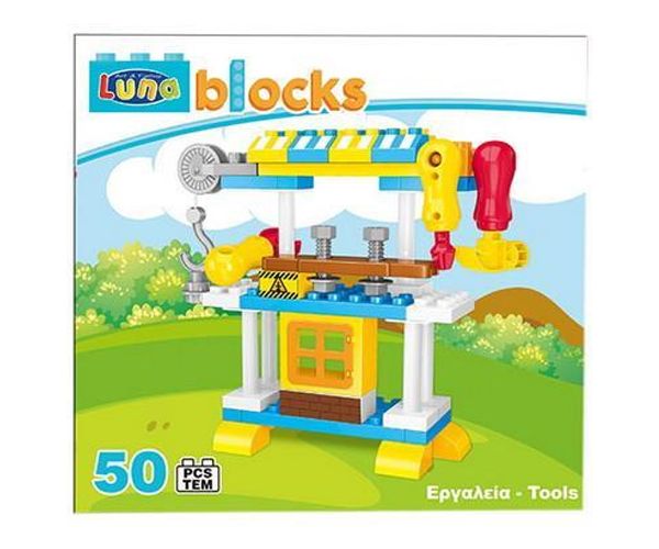 Blocks Barkácsasztal építőjáték szett 50db-os