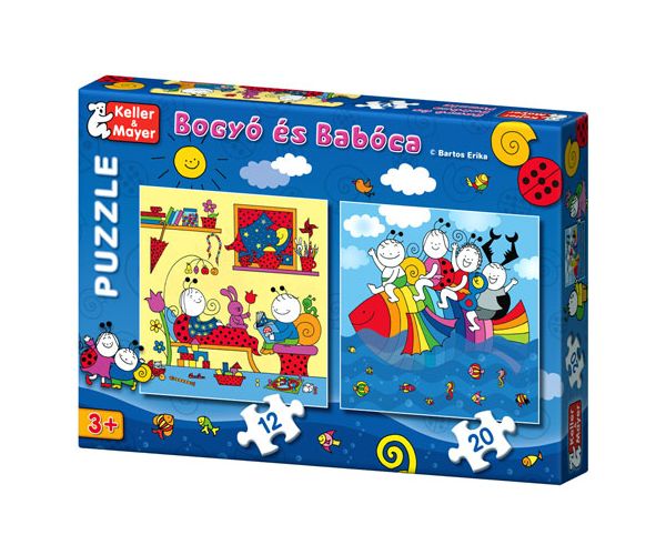 Bogyó és Babóca Szivárványhal 12 és 20 db-os puzzle