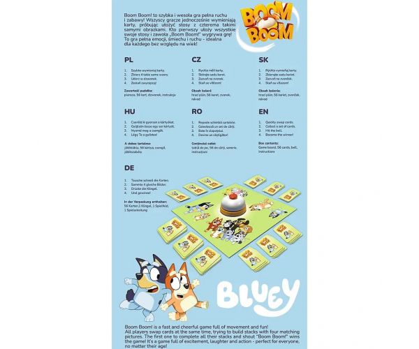 Boom Boom Bluey joc de societate - Trefl