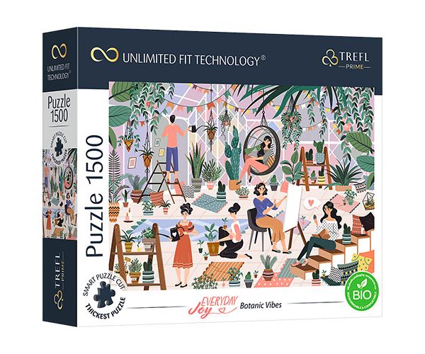 Botanic Vibes 1500 bucăți UFT puzzle - Trefl