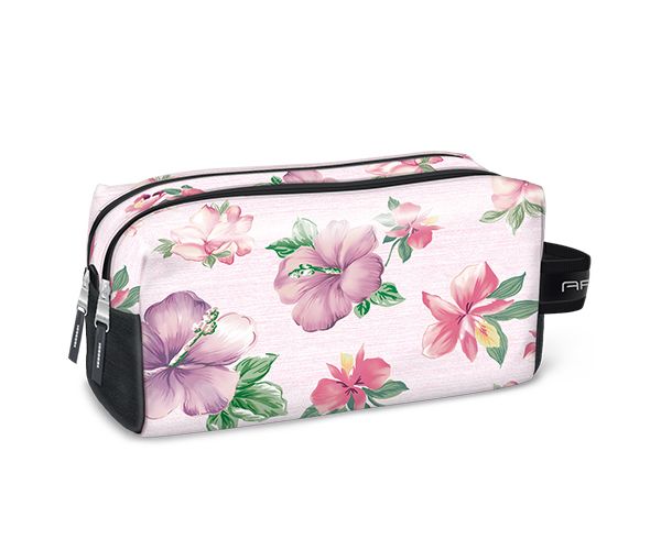Botanical Mallow nesesser cu fermoar 25x13x13cm