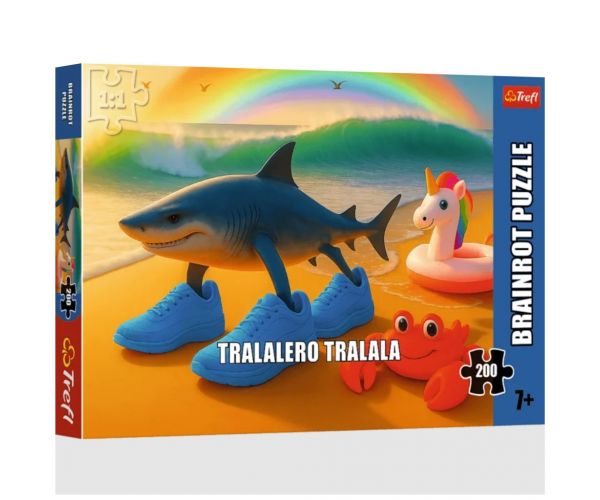 Brainrot: Tralalero Tralala puzzle de 200 de piese