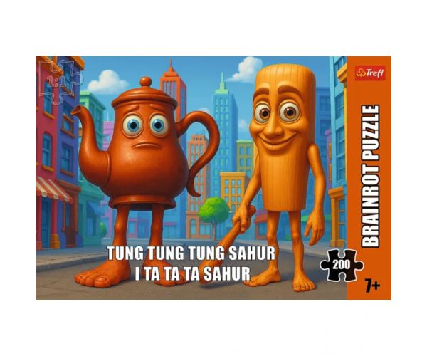 Brainrot: Tung Tung Tung Sahur I Ta Ta Ta Sahur puzzle de 200 de piese