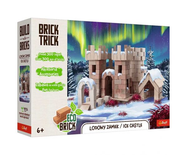 Brick Trick construim din cărămizi: Castel de gheață joc de construcție cu 300 de piese - Trefl