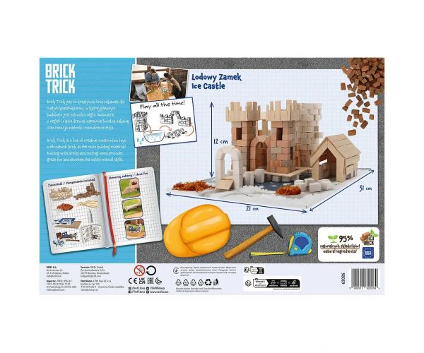 Brick Trick construim din cărămizi: Castel de gheață joc de construcție cu 300 de piese - Trefl