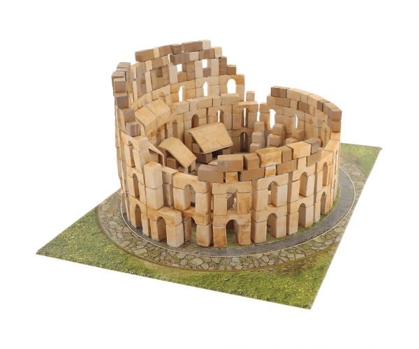 Brick Trick construim din cărămizi: Colosseum joc de construcție cu 450 de piese - Trefl