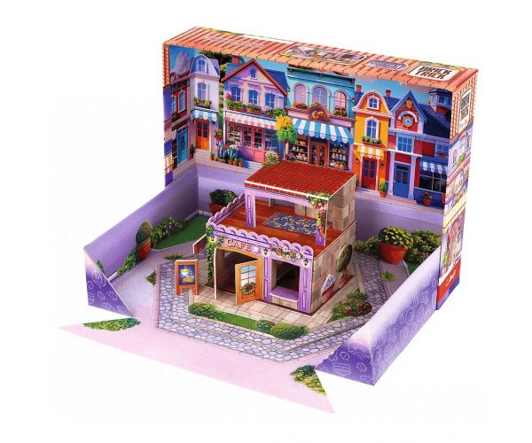 Brick Trick construim din cărămizi: My City Cafenea joc de construcție cu 50 de piese - Trefl
