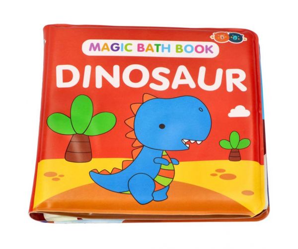 Buddy&Barney Joc de baie: Carte de baie cu dinozauri care își schimbă culoarea