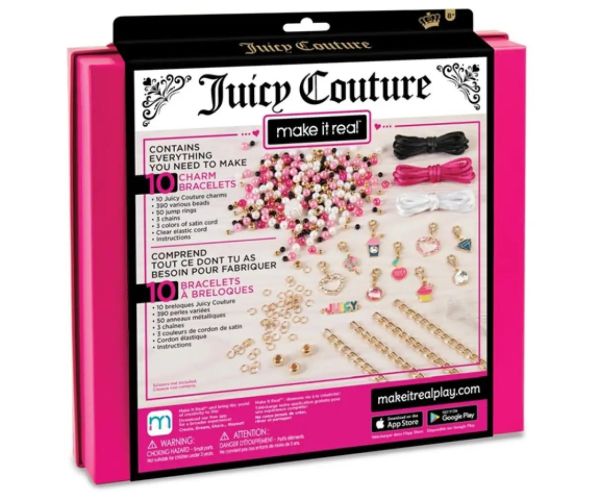 Make It Real: Juicy Couture pink sclipire și set de făcut bijuterii