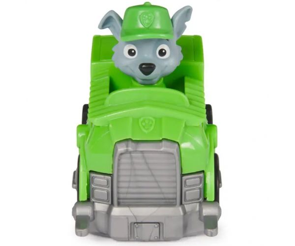 Paw Patrol: Rescue Racers Rocky cu camionul de gunoi - Spin Master