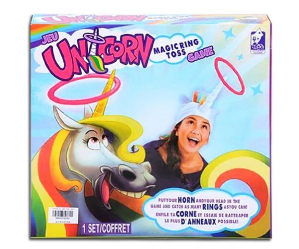 Jucărie educativă unicorn accesorii de aruncat